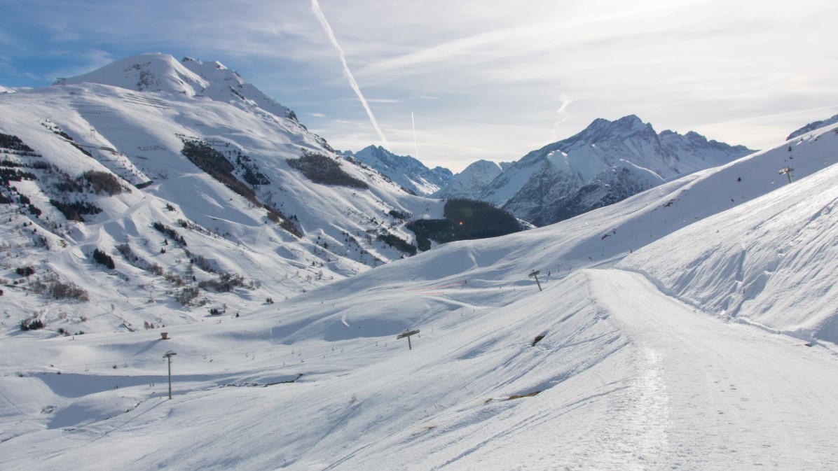 Skiën in Alpe d´huez.